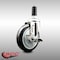 Service Caster 5 Inch 316SS Black Polyurethane Swivel 1-3/8 Inch Expanding Stem Caster Brake SCC-SS316EX20S514-PPUB-BLK-TLB-138 - alternate 3